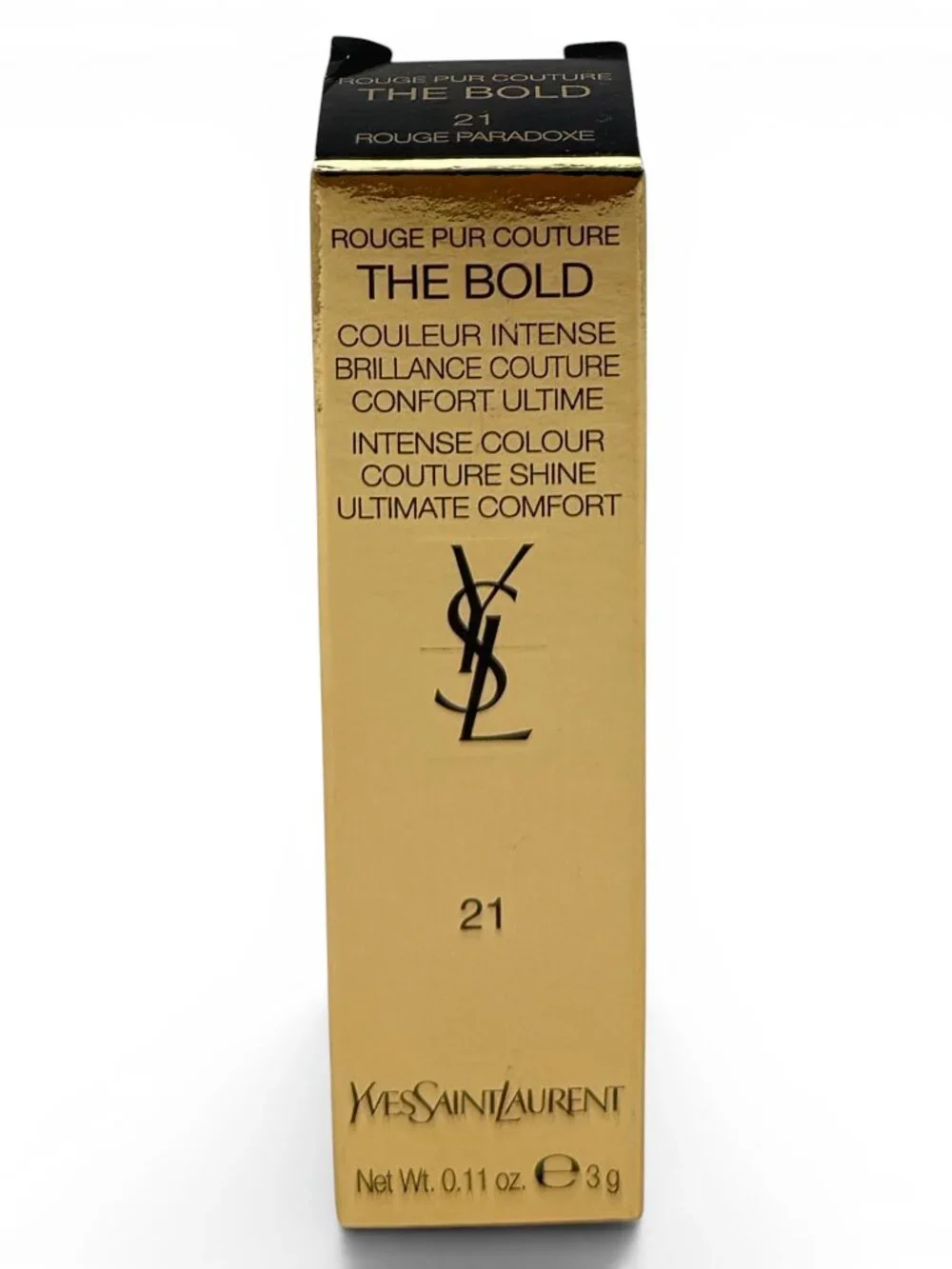YSL Rouge Pur Couture The Bold Lipstick 3g Shade #21 ROUGE PARADOXE